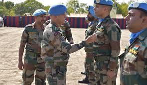150 Indian troops received the United Nations Medal