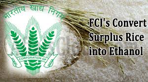 FCI allowed to convert surplus rice to ethanol: Government