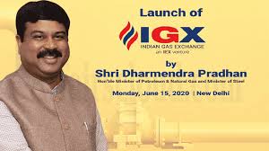 Government launched the Indian Gas Exchange (IGX)