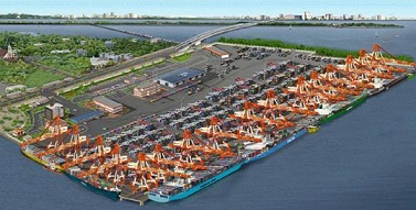 India’s first trans-shipment hub Vallarpadam Terminal of Cochin Port