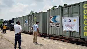 First container train reaches Bangladesh from India