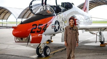 1st Black female Tactical Aircraft pilot in US Navy