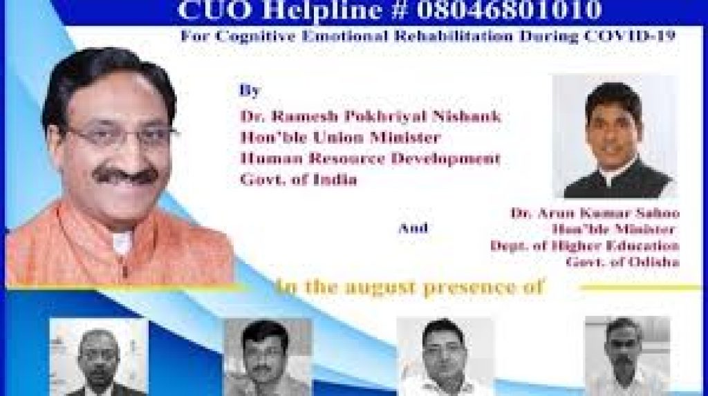 Helpline Bharosa on Cognitive Emotional Rehabilitation Services for University Students of Odisha