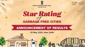 Star rating of garbage-free cities