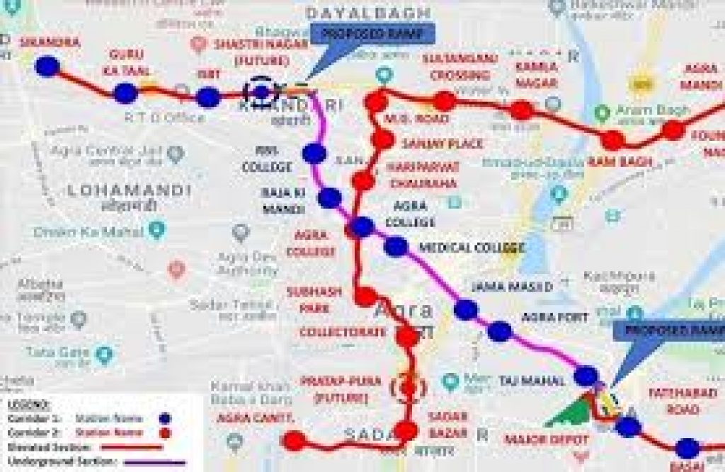 Phase-1 of Agra Metro rail project