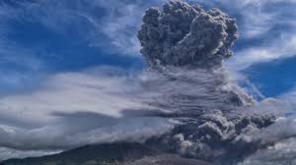 Indonesia’s Mount Sinabung volcano erupts