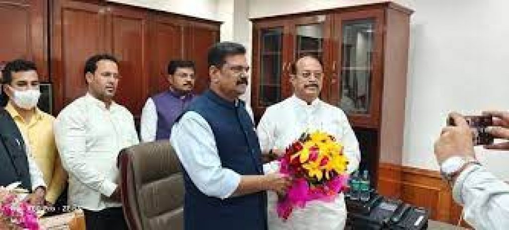 Kapil Moreshwar Patil took charge as MoS in the Ministry of Panchayati Raj