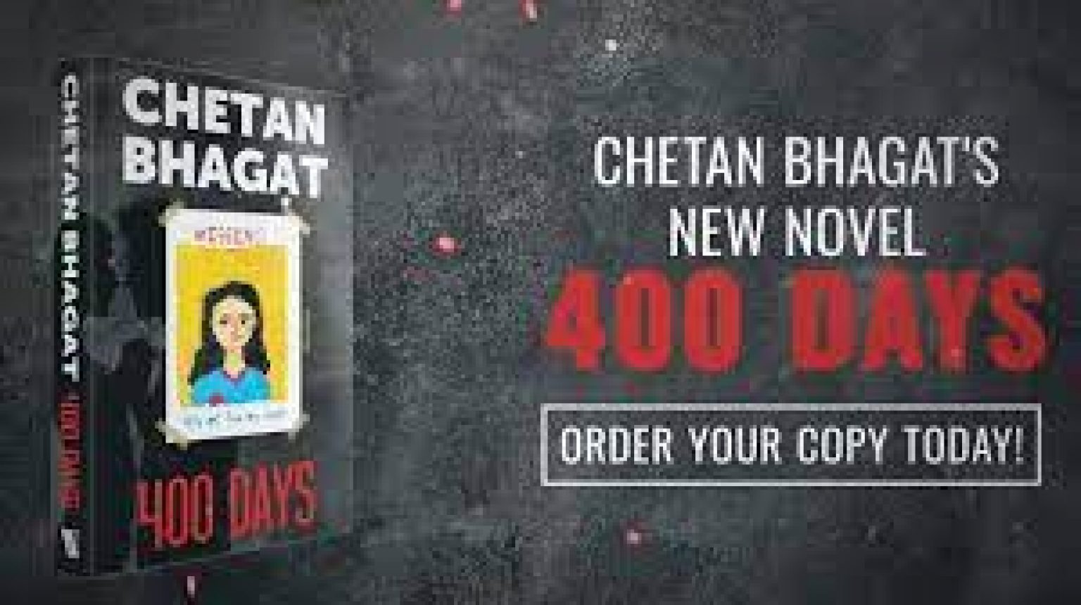 Chetan Bhagat releases cover of his book ‘400 Days’