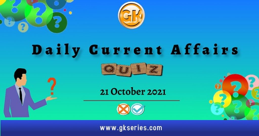 Daily Current Affairs quiz