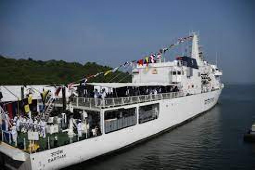 Indigenously-built Indian Coast Guard Ship ‘Sarthak’ dedicated to the Nation