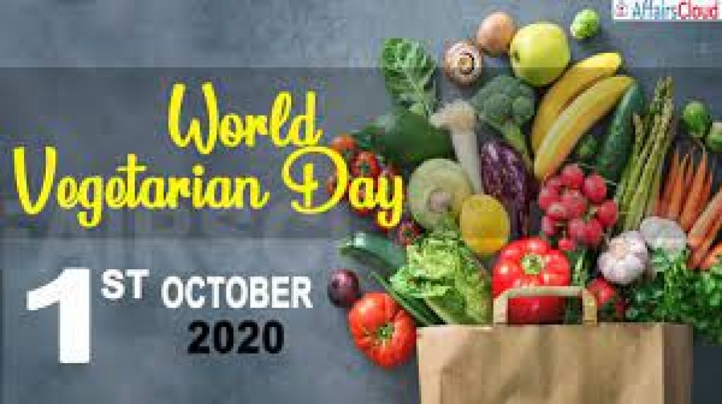 World Vegetarian Day: 01 October