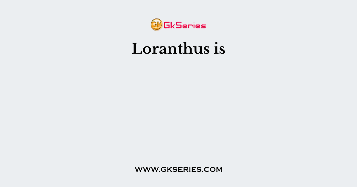 Loranthus is