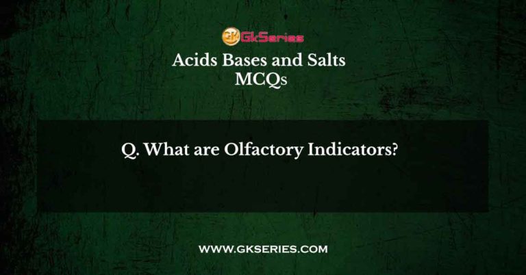 olfactory indicators experiment