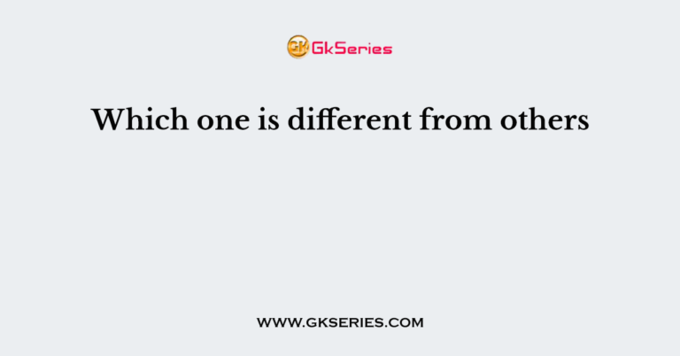 which-one-is-different-from-others