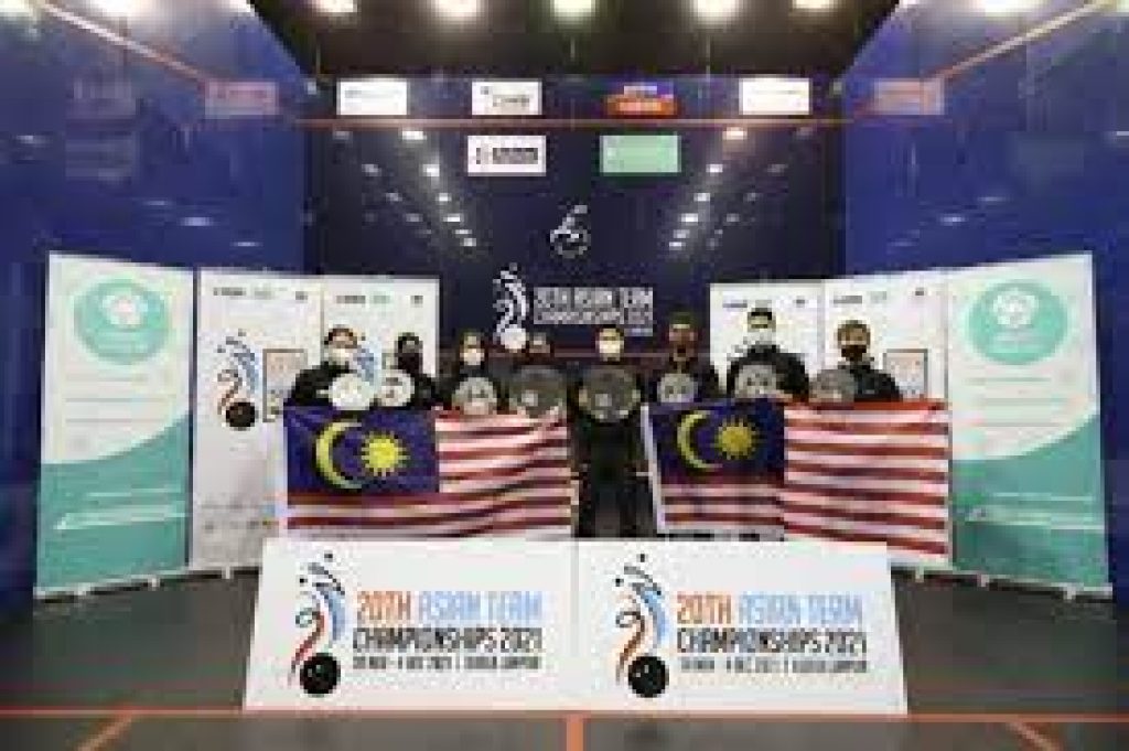 Malaysia won the Asian team squash championships 2021