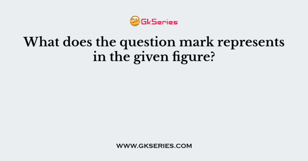 What does the question mark represents in the given figure?