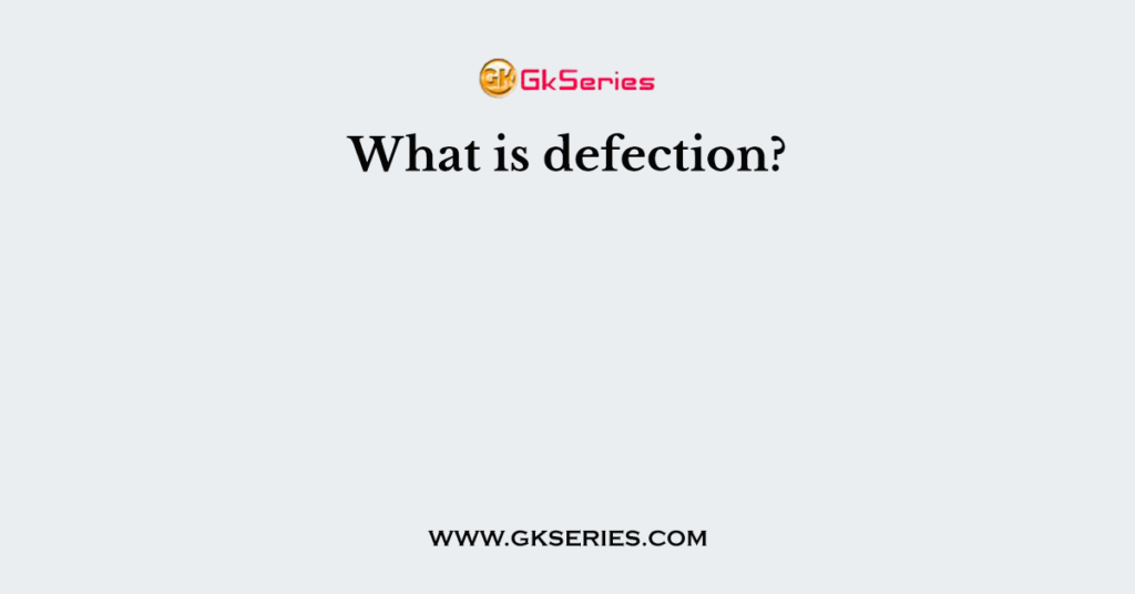 what-is-defection