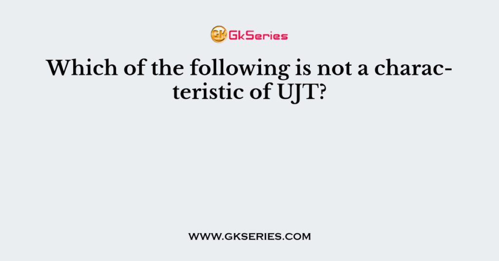 Which of the following is not a characteristic of UJT?