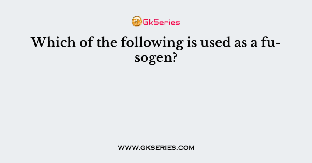 Which of the following is used as a fusogen?