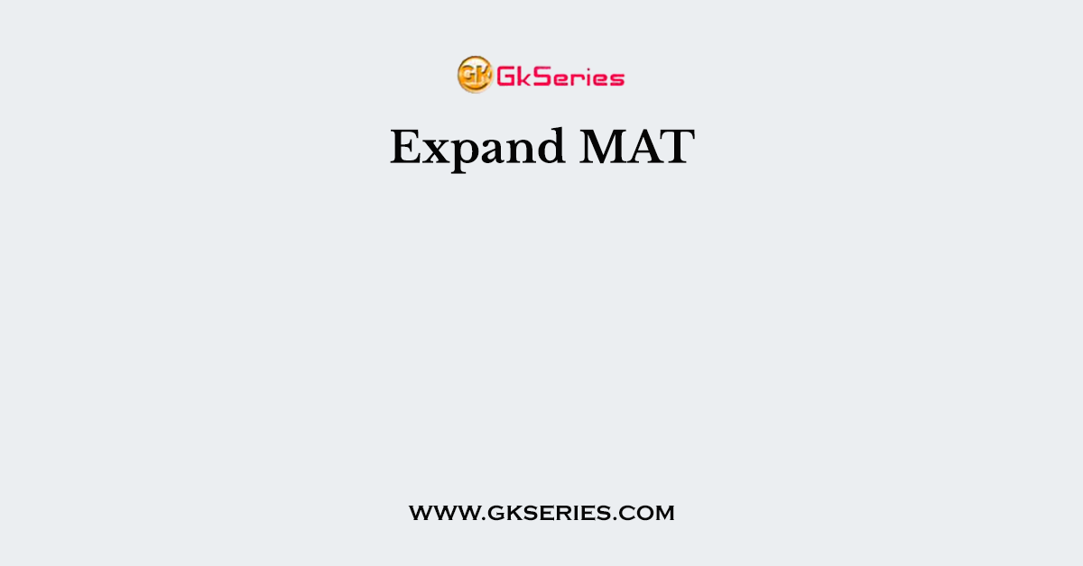 Expand MAT