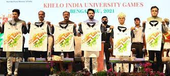 Sports Minister Anurag Thakur and Karnataka Governor TC Gehlot launches logo, mascot jersey & anthem of Khelo India University Games 2021 in Bengaluru