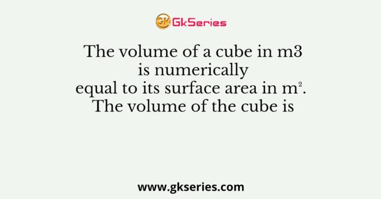 volume of 1 m cube is equal to