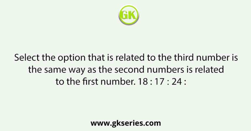 Select the option that is related to the third number in the same way as the second number is related to the first number. 68 : 321 :: 525 : ?