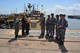 First Barge Of The Series Lsam 15 Delivered To Indian Navy