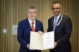 IOC Awards Olympic Order To Who Director-General Tedros Ghebreyesus