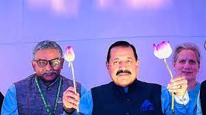 Jitendra Singh unveils new lotus variety ‘Namoh 108’