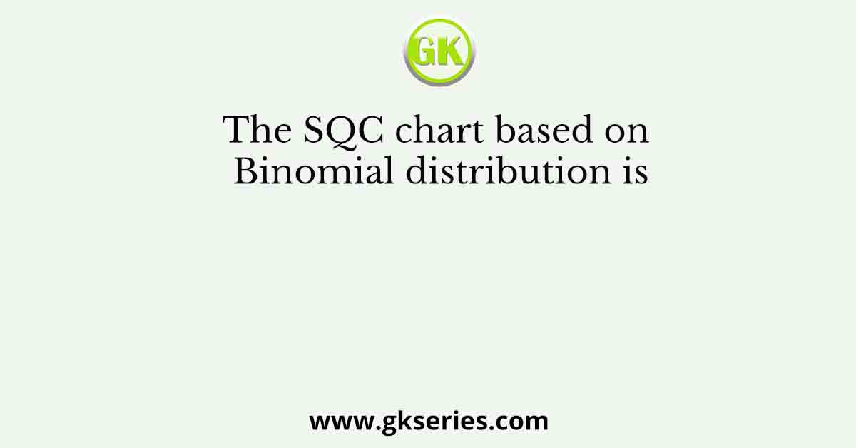 The SQC chart based on Binomial distribution is