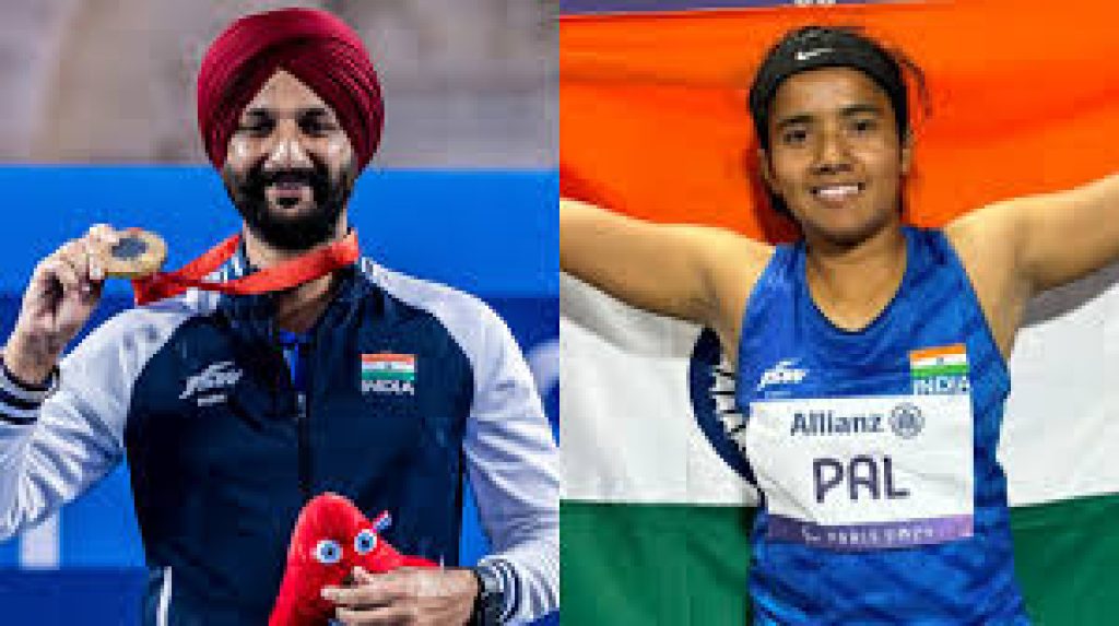 Harvinder Singh and Preeti Pal Named Flag Bearers for Paralympics Closing Ceremony