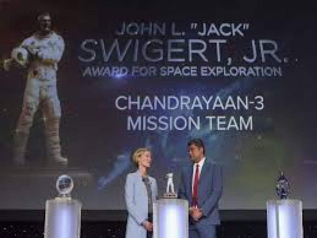 ISRO’s Chandrayaan-3 Mission Awarded the Prestigious John L. “Jack” Swigert, Jr. Award