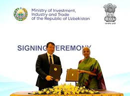 India and Uzbekistan Sign Bilateral Investment Treaty in Tashkent