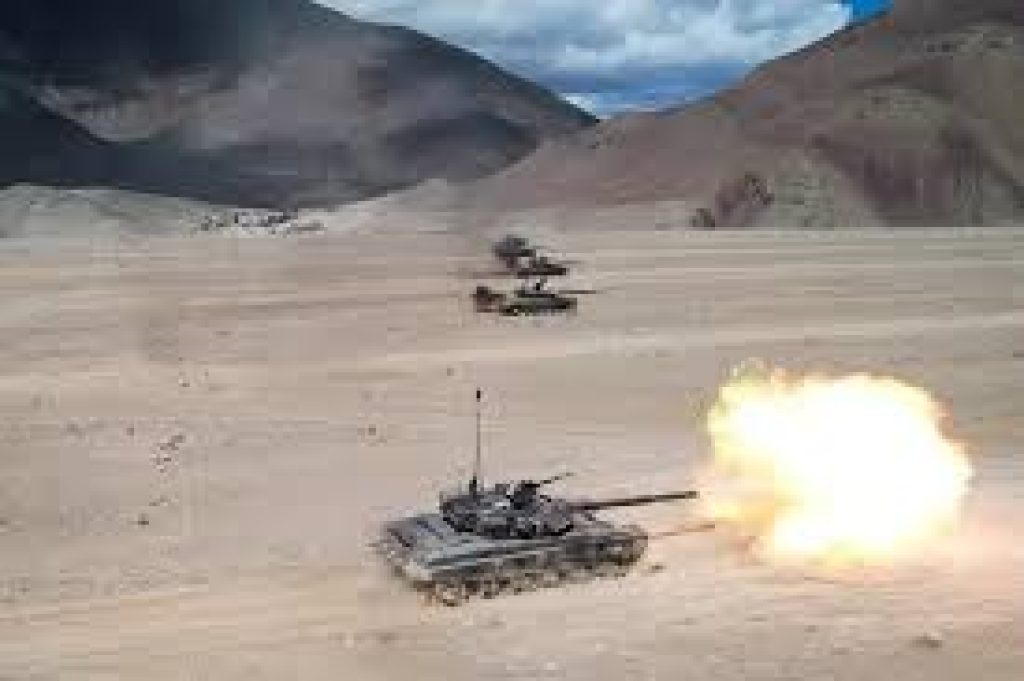 Indian Army Conducts ‘Parvat Prahaar’ Exercise in Ladakh