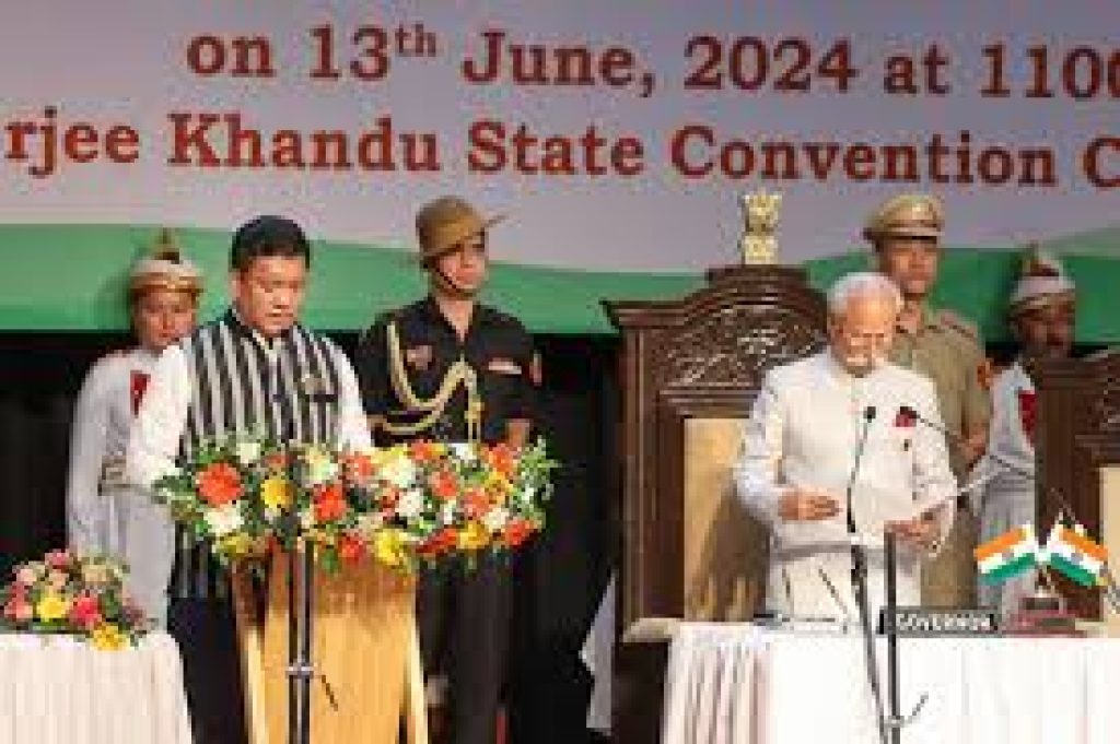 Pema Khandu Sworn In for Third Term as Arunachal Pradesh Chief Minister