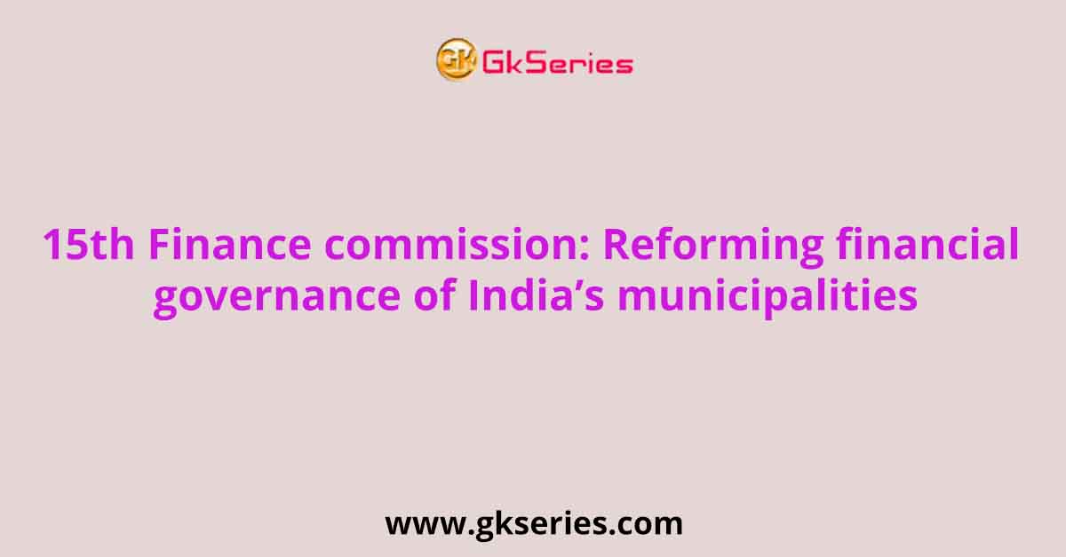 15th Finance commission