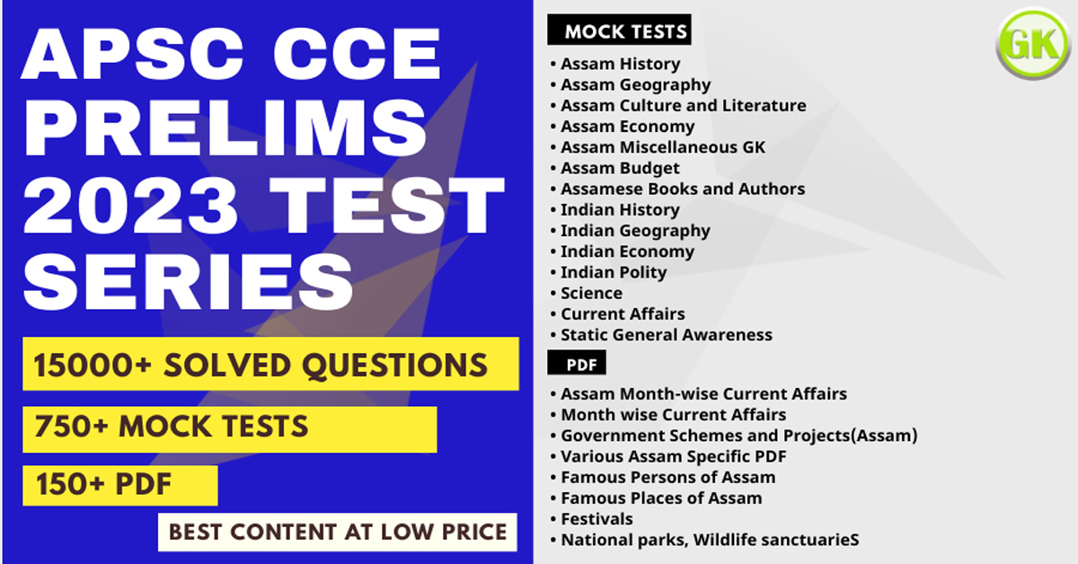 Apsc Cce Prelims 2023 Test Series 750 Mock Tests 15000 Solved Questions 7886