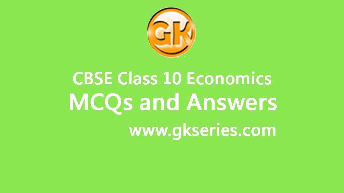 Multiple choice questions for economics with answers