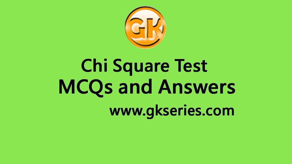 Chi Square Test Multiple Choice Questions And Answers Chi Square Test Quiz