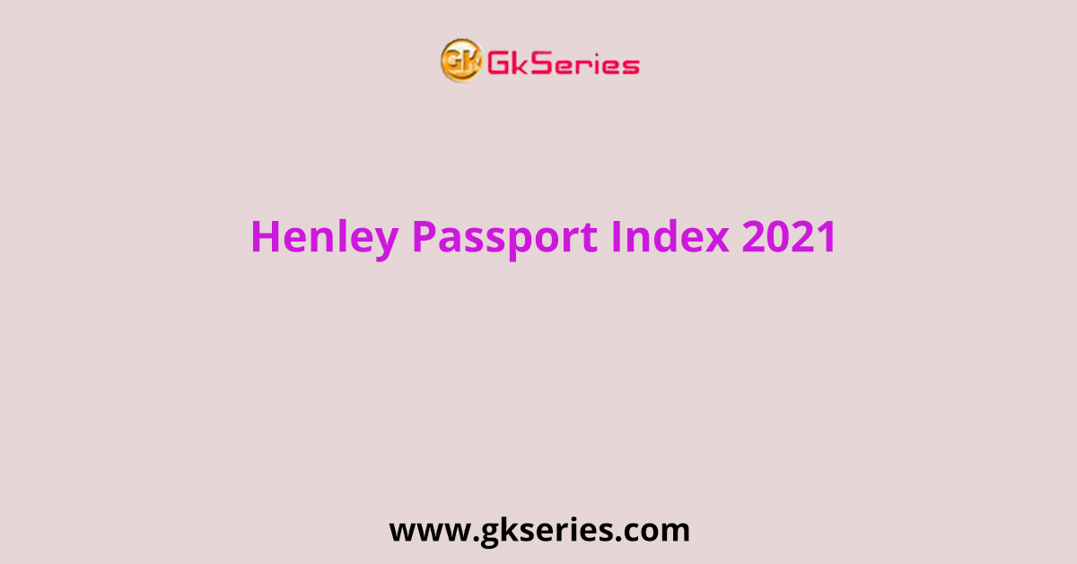 Henley Passport Index 2021