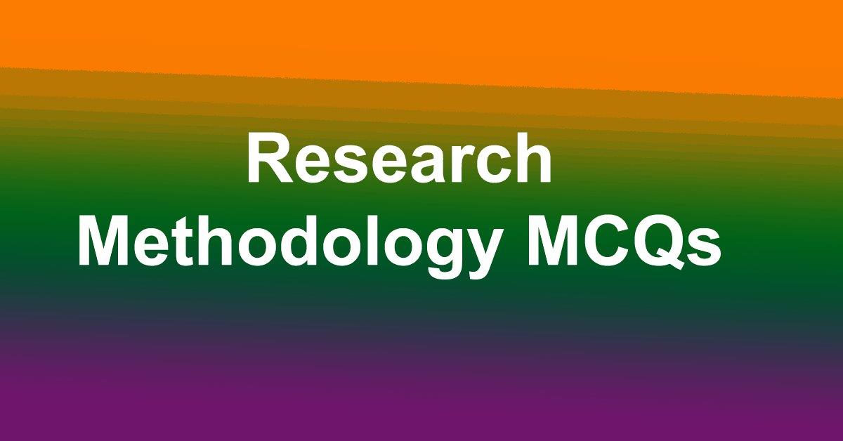 research methodology mcq for phd entrance exam