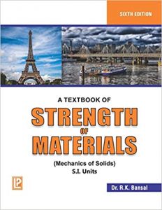 A Textbook of Strength of Materials: Mechanics of Solids