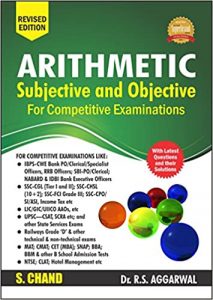 Arithmetic Subjective And Objective For Competitive Examinations By R.S. Aggarwal