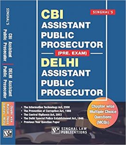 CBI/Delhi Assistant Public Prosecutor (Pre. Exams) Chapter Wise Multiple Choice Questions