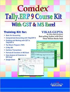 Comdex Tally.ERP 9 Course Kit with GST and MS Excel