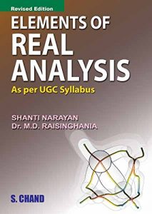 Elements Of Real Analysis