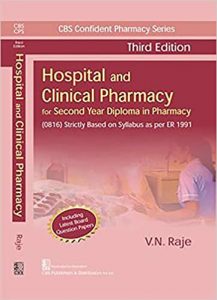 Hospital And Clinical Pharmacy For Second Year Diploma In Pharmacy 3Ed