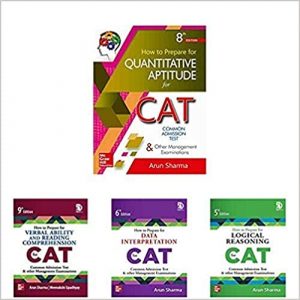 How To Prepare For Quantitative Aptitude + Data Interpretation + Verbal Ability and Reading Comprehension + Logical Reasoning CAT Arun Sharma 2020 Edition Set of 4 Books