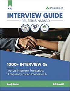 RBI, SEBI & NABARD Interview Book – 1000+ Interview Questions & Interview Transcripts